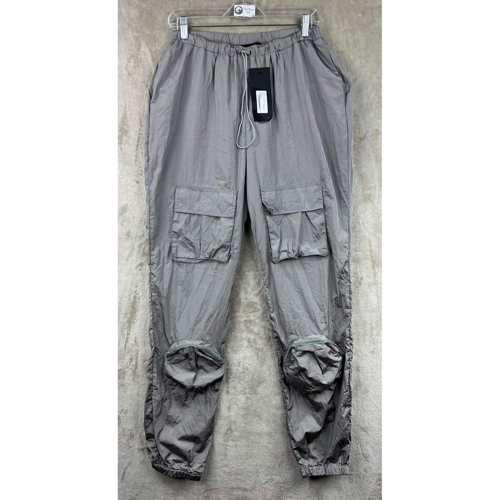 Sorella Gray Pocket Overload Track Pants PH24441 Large NWT Streetwear Joggers